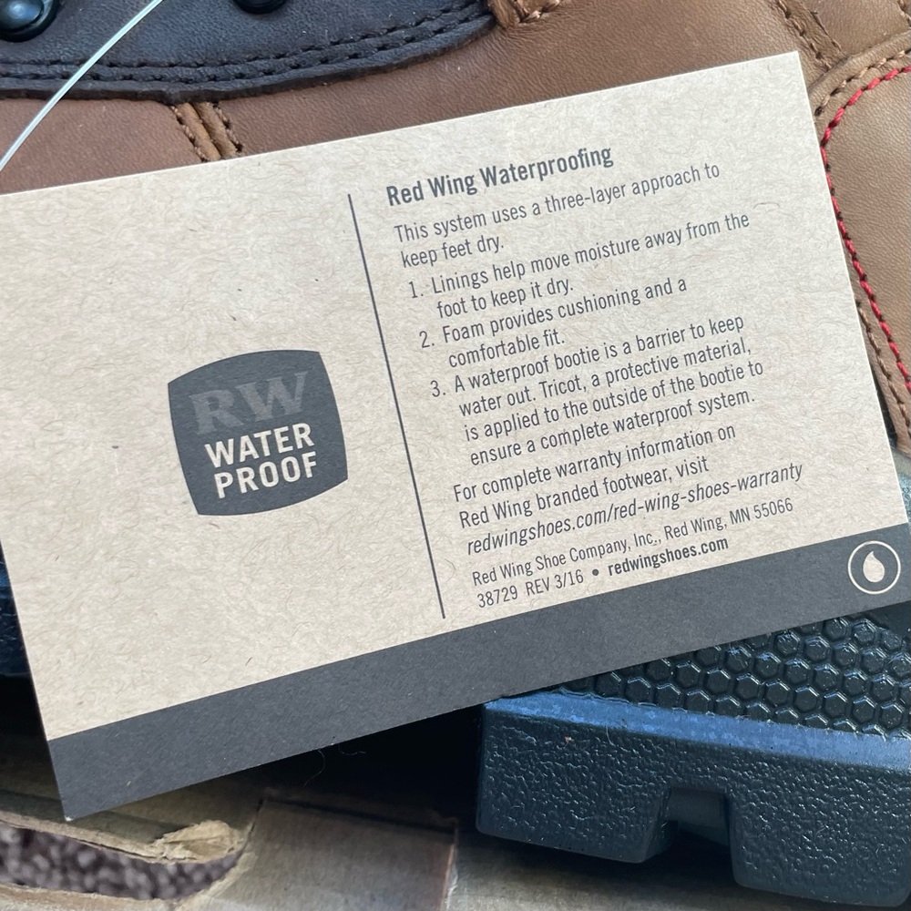 Red Wing Boots Size 14.0 EE #2436 Aluminum Toe Waterproof Electrical Hazard - Picture 15 of 15